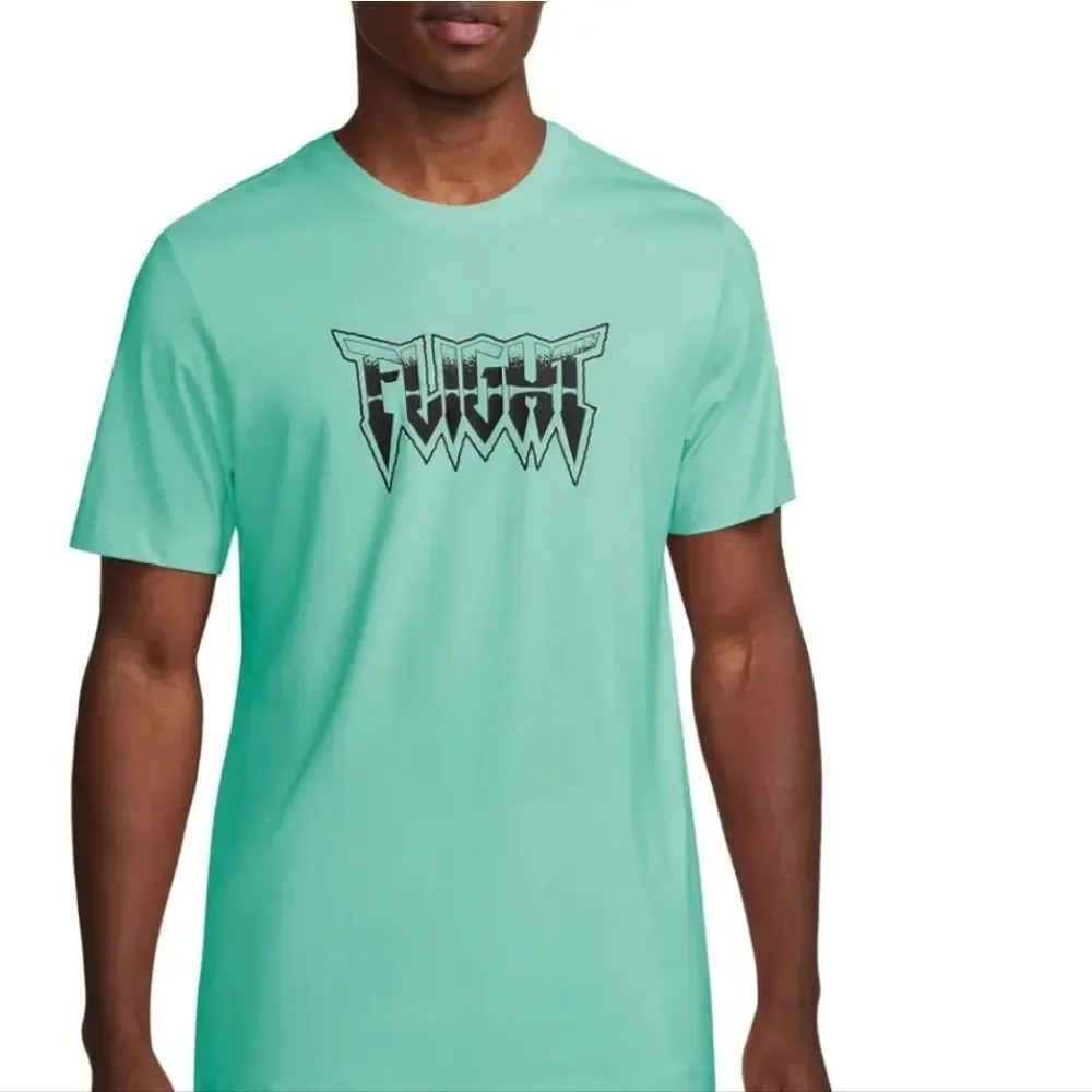 Jordan Flight Crewneck T-Shirt- Green‎
